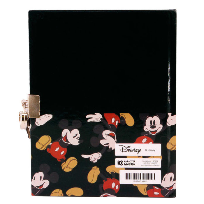 Diario llave Mickey True Disney KARACTERMANIA