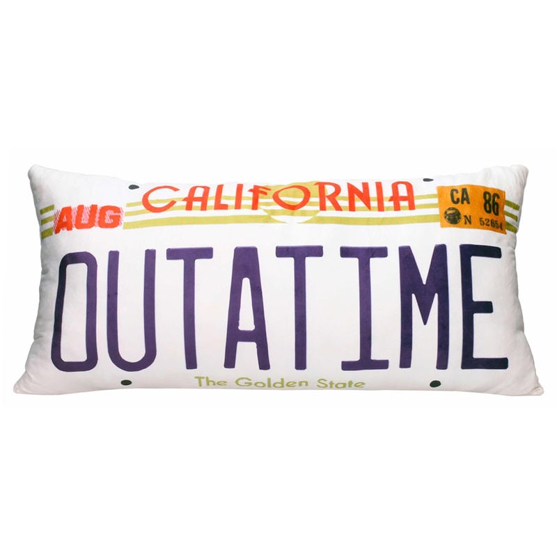 Cojin matricula Out at Time Regreso al Futuro SD TOYS