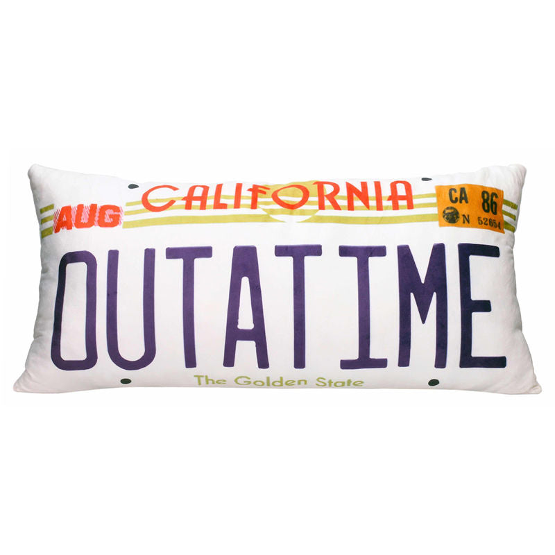 Cojin matricula Out at Time Regreso al Futuro SD TOYS