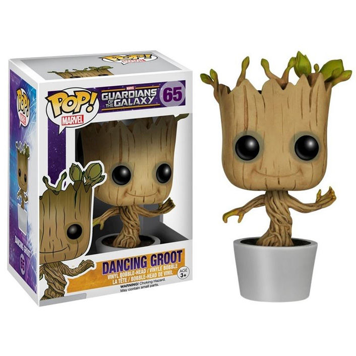 Figura POP Marvel Guardianes de la Galaxia Dancing Groot FUNKO