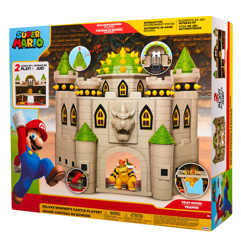 Playset Castillo Bowser deluxe Mario Bros JAKKS PACIFIC