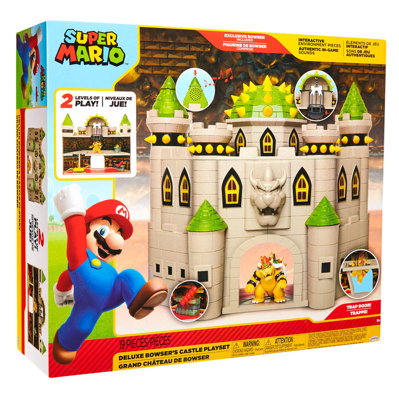 Playset Castillo Bowser deluxe Mario Bros JAKKS PACIFIC