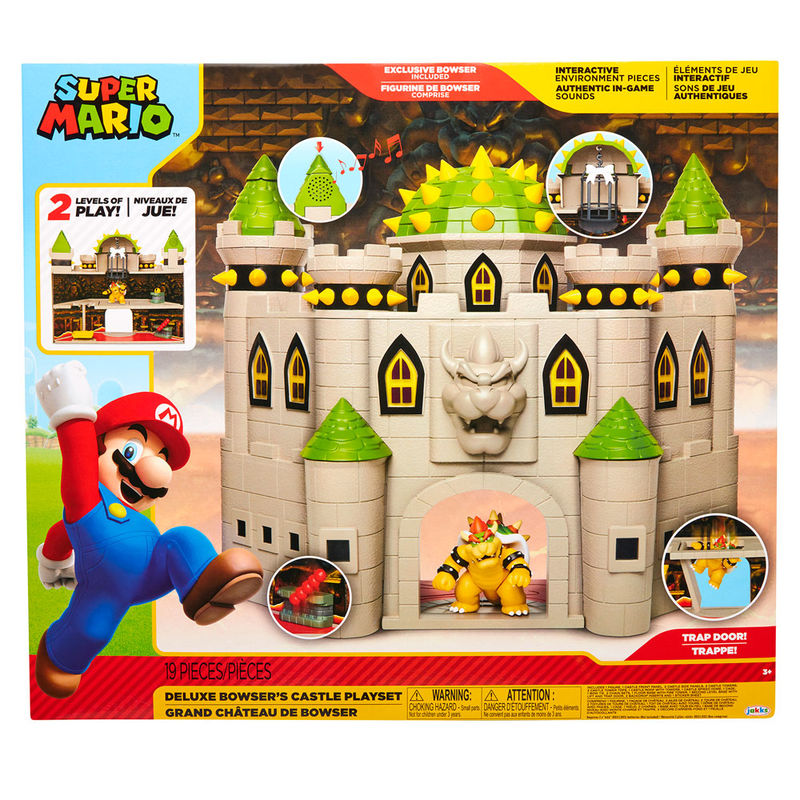 Playset Castillo Bowser deluxe Mario Bros JAKKS PACIFIC