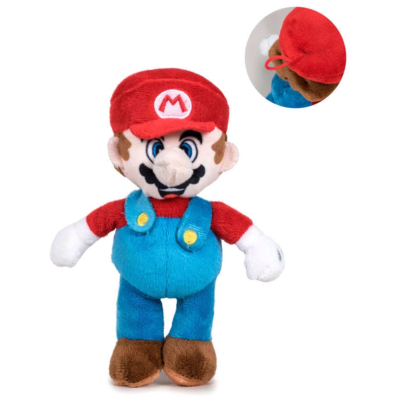 Peluche Mario Super Mario Bros Nintendo soft 18cm PLAY BY PLAY
