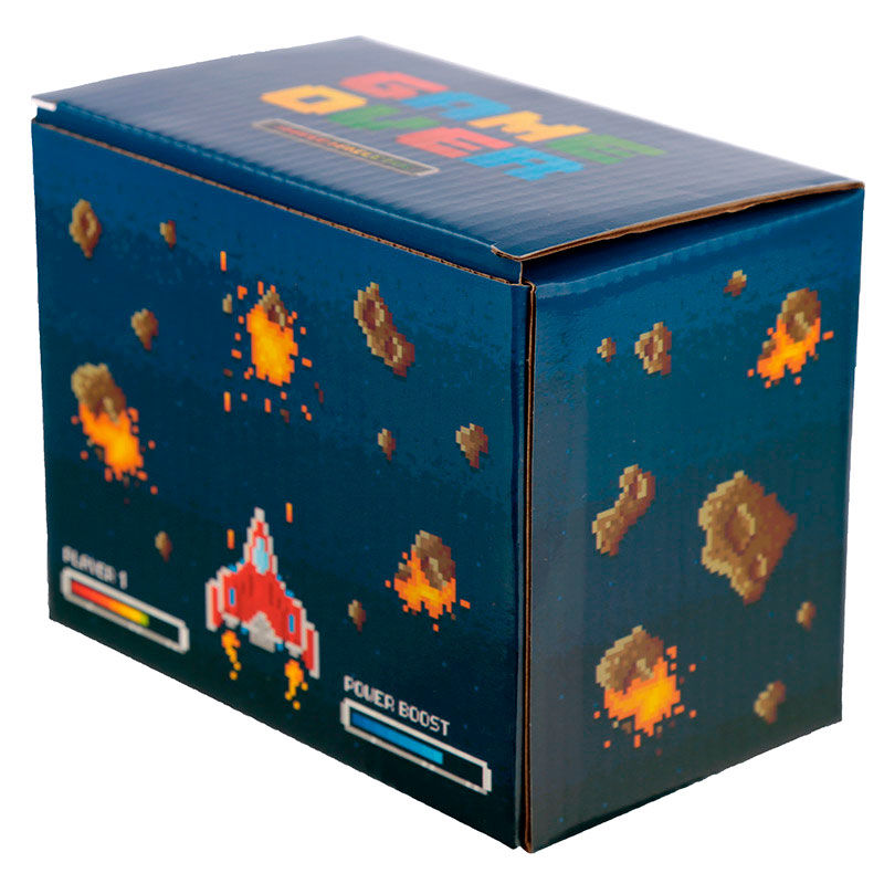 Taza asa 3D Mando Videojuego Pixel Game Over PUCKATOR