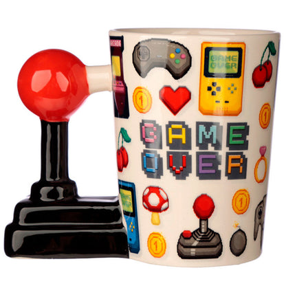 Taza asa 3D Joystick Pixel Game Over PUCKATOR