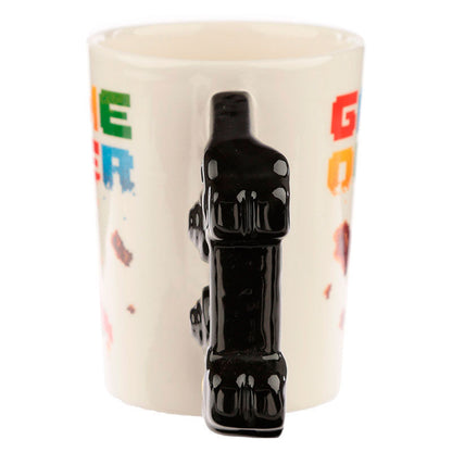 Taza asa 3D Mando Videojuego Pixel Game Over PUCKATOR