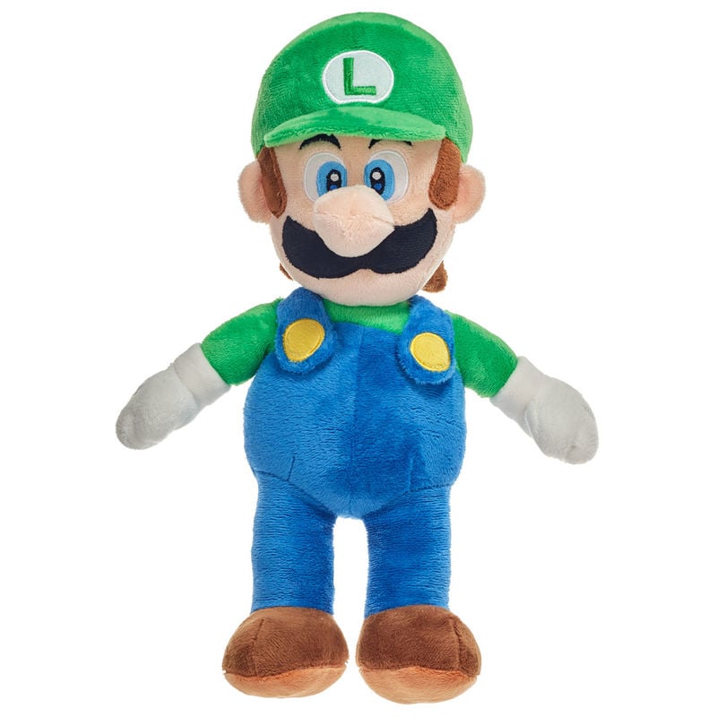Peluche Luigi Mario Bros soft 38cm NINTENDO