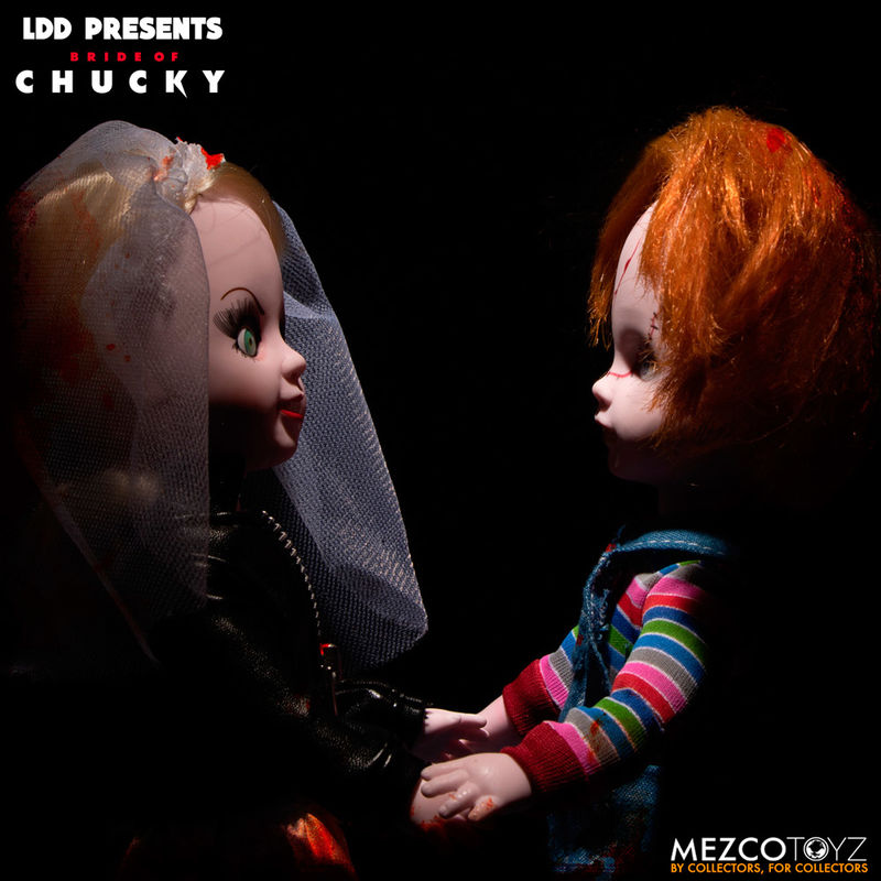 Set 2 muñecos Chucky and Tifanny Living Dead Dolls 25cm MEZCO TOYZ