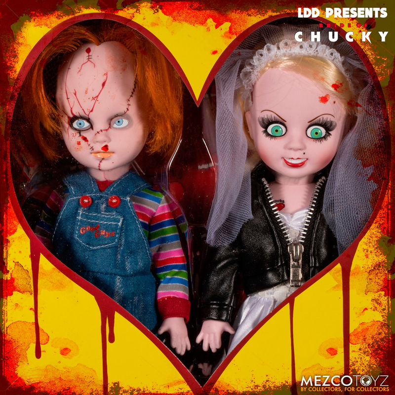 Set 2 muñecos Chucky and Tifanny Living Dead Dolls 25cm MEZCO TOYZ