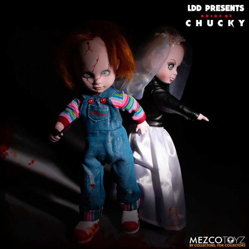 Set 2 muñecos Chucky and Tifanny Living Dead Dolls 25cm MEZCO TOYZ