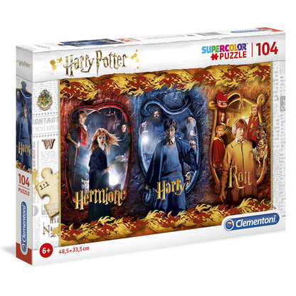 Puzzle Harry, Ron y Hermione Harry Potter 104pz CLEMENTONI