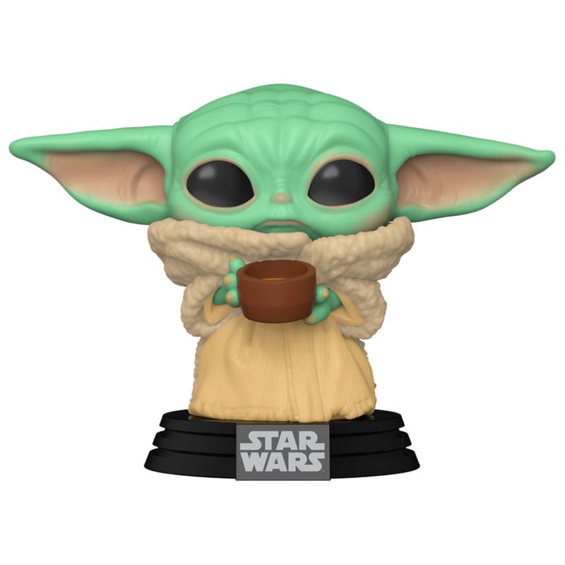 Funko POP Star Wars Mandalorian The Child with Cup FUNKO