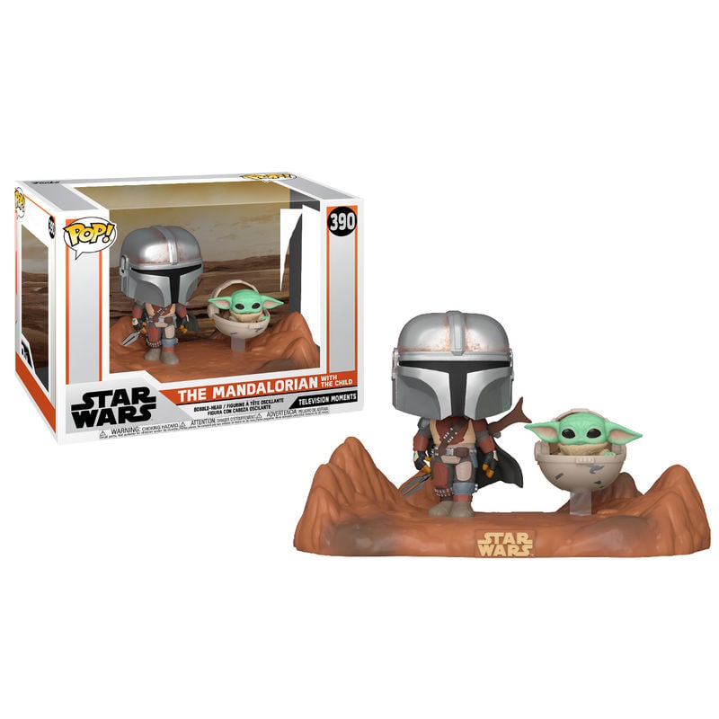 Figura POP Star Wars Mandalorian - The Child and Mandalorian FUNKO