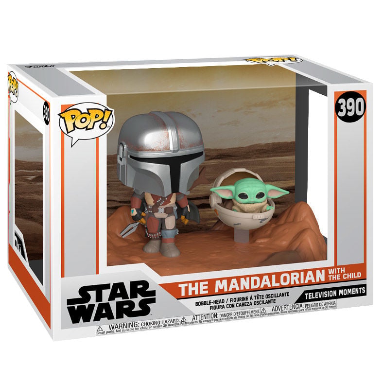 Figura POP Star Wars Mandalorian - The Child and Mandalorian FUNKO