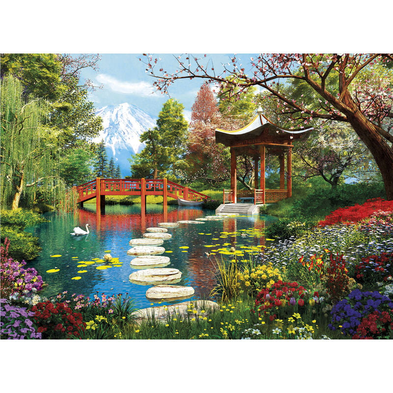 Puzzle High Quality Fuji Garden 500pzs CLEMENTONI
