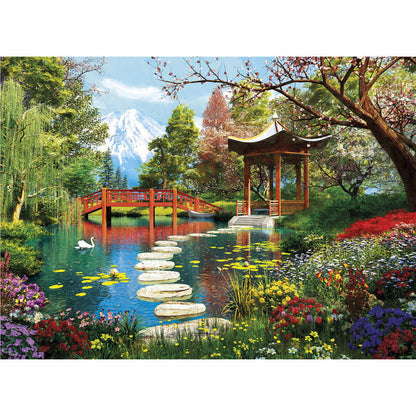 Puzzle High Quality Fuji Garden 500pzs CLEMENTONI