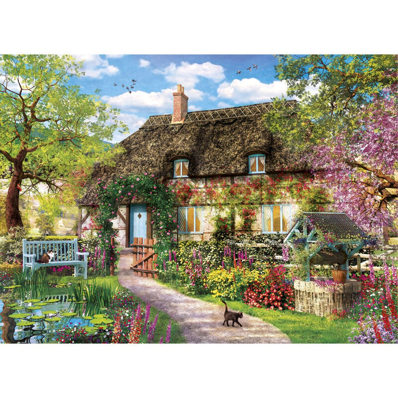 Puzzle High Quality The Old Cottage 1000pzs CLEMENTONI