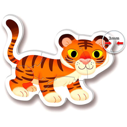Puzzle My First Puzzle Wild Animals 3-6-9-12pzs CLEMENTONI