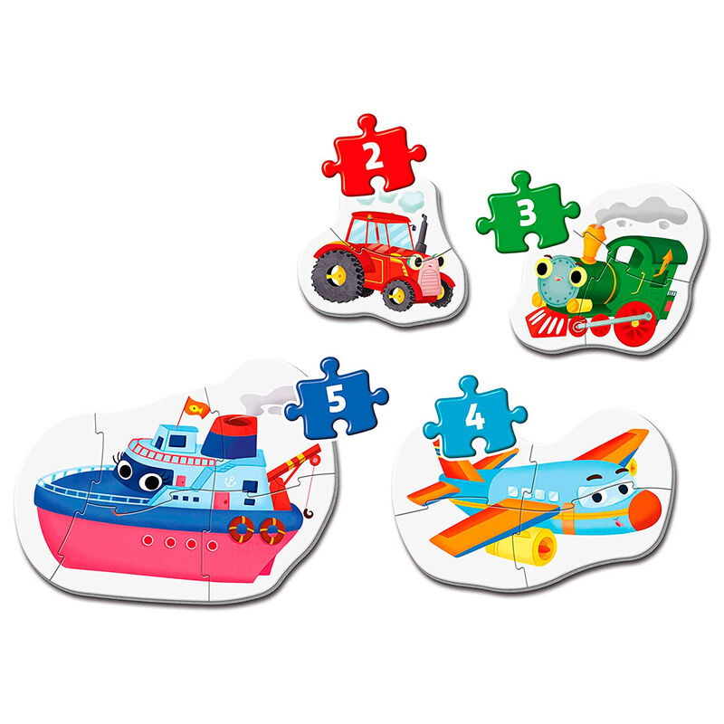 Puzzle My First Puzzle Means of Transport 3-6-9-12pzs CLEMENTONI