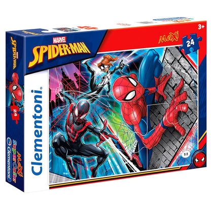 Puzzle Maxi Spiderman Marvel 24pzs CLEMENTONI