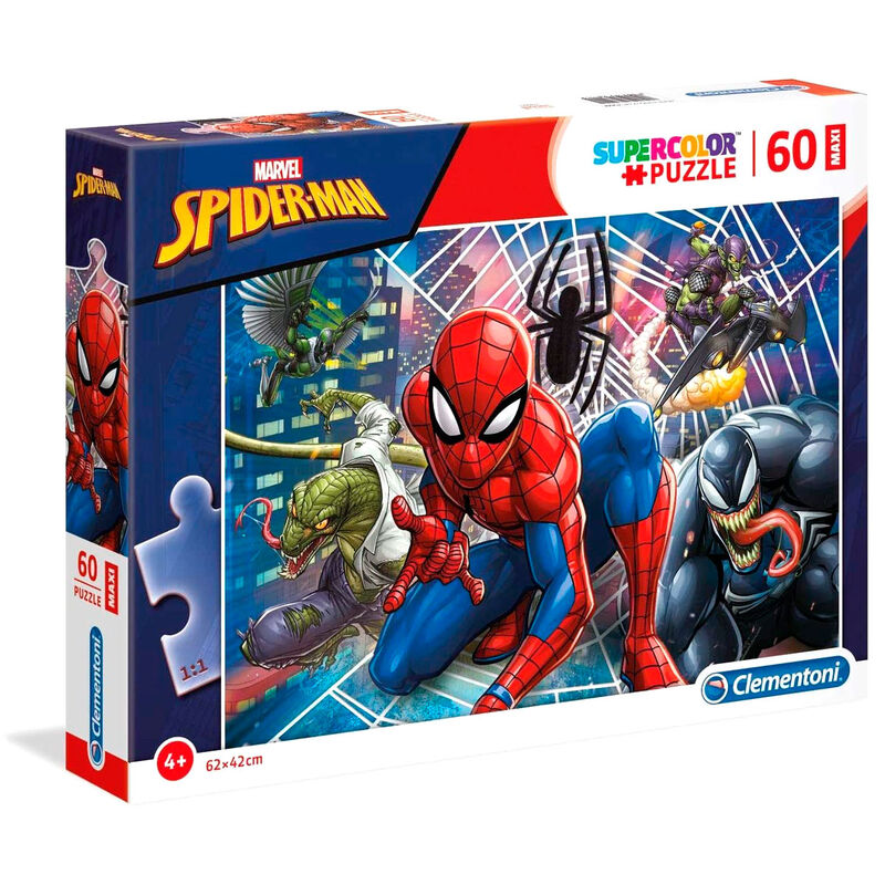 Puzzle Maxi Spiderman Marvel 60pzs CLEMENTONI
