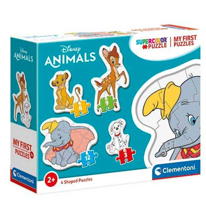 Puzzle My First Puzzle Animal Friends Disney 3-6-9-12pzs CLEMENTONI