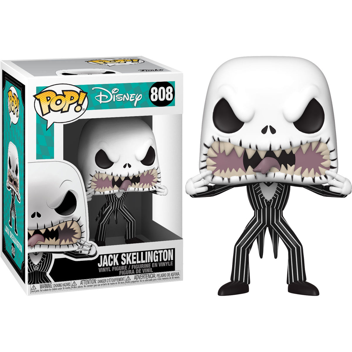 Figura POP Disney Pesadilla Antes de Navidad Jack Scary Face FUNKO