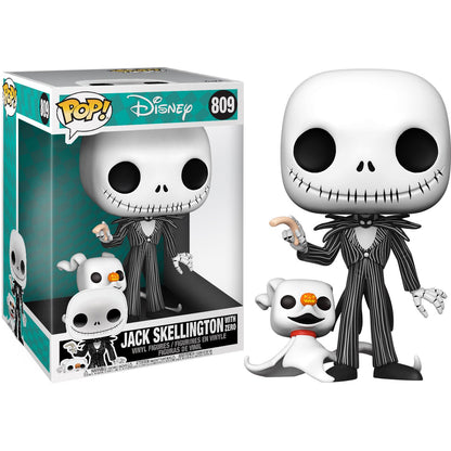 Figura POP Disney Pesadilla Antes de Navidad Jack with Zero 25cm FUNKO
