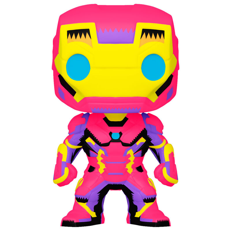 Figura POP Marvel Iron Man Black Light Exclusive FUNKO