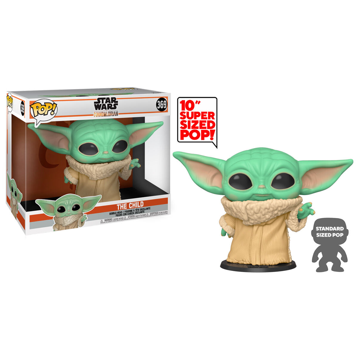 Figura POP Star Wars Mandalorian Yoda The Child 25cm FUNKO