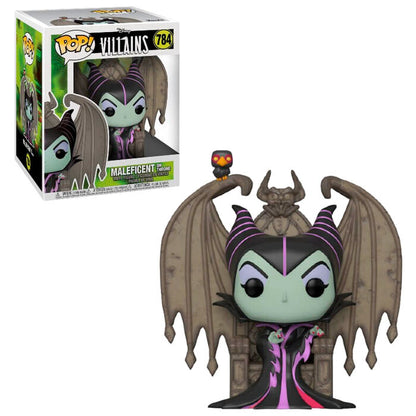 Figura POP Disney Villains Maleficent with Throne FUNKO