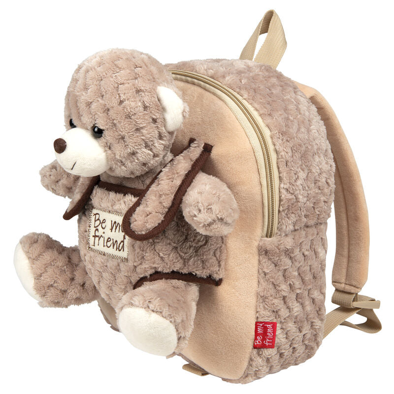 Mochila + peluche Oso Milly 26cm PERLETTI