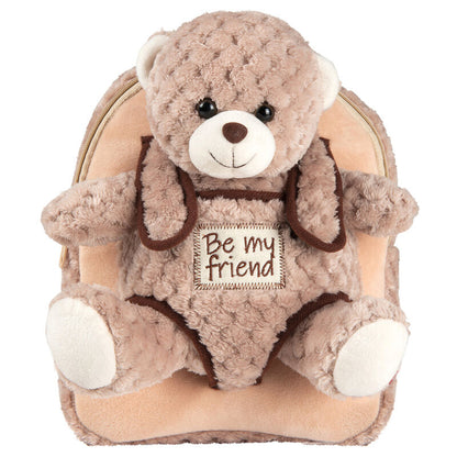 Mochila + peluche Oso Milly 26cm PERLETTI