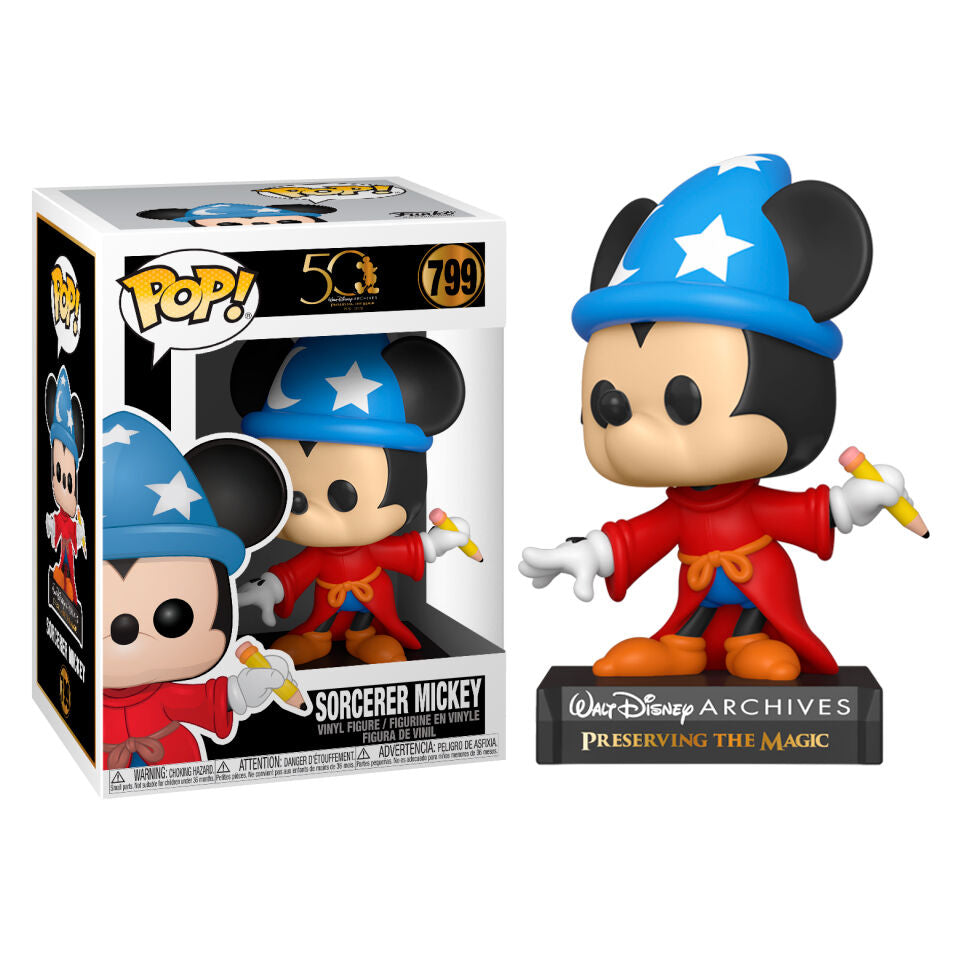 Figura POP Disney Archives Sorcerer Mickey FUNKO