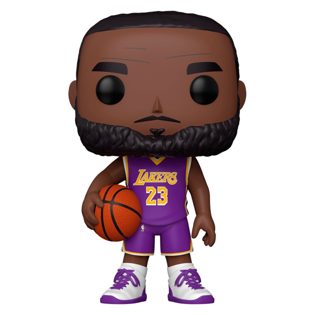 Figura POP NBA Lakers LeBron James Purple Jersey 25cm FUNKO