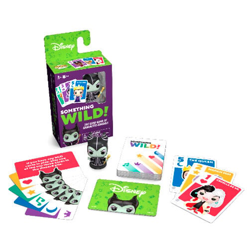 Juego cartas Something Wild! Villanas Disney Aleman / Español / Italiano FUNKO