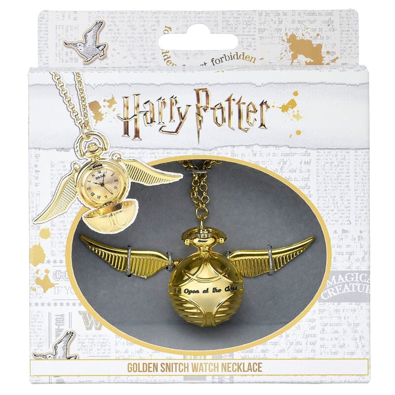 Colgante reloj Golden Snitch Harry Potter THE CARAT SHOP