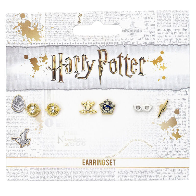 Set 3 pendientes Harry Potter surtido THE CARAT SHOP