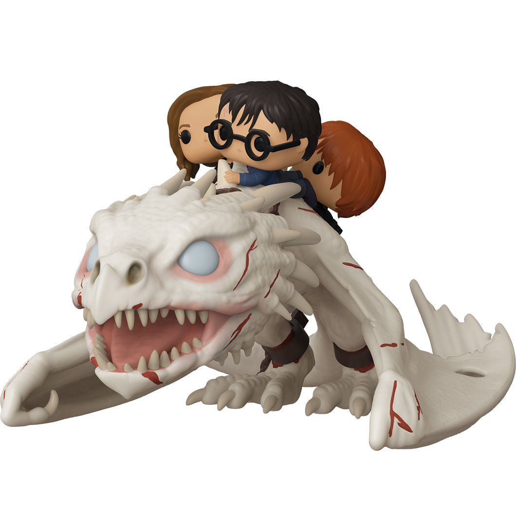 Figura POP Gringotts Dragon con Harry, Ron y Hermione Harry Potter FUNKO