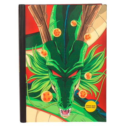 Cuaderno A5 Shenron Dragon Ball luces SD TOYS