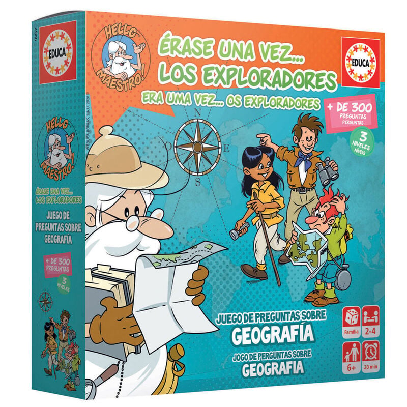 Juego Erase una Vez... Los Exploradores EDUCA BORRAS