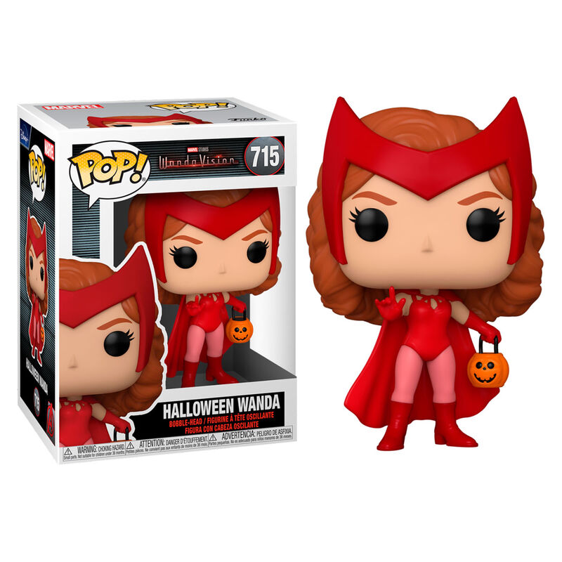 Figura POP Marvel WandaVision Wanda Halloween FUNKO
