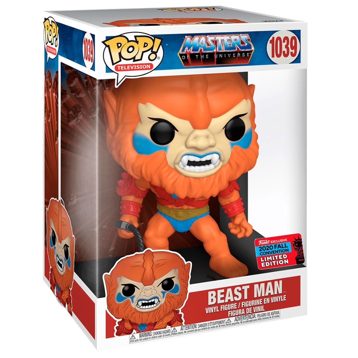Figura POP Masters of the Universe Beast Man Exclusive 25cm FUNKO