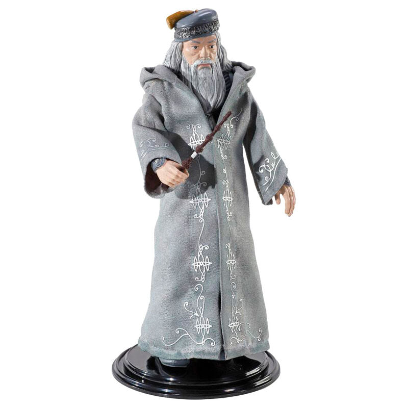 Figura Maleable Bendyfigs Dumbledore con varita Harry Potter 19cm NOBLE COLLECTION