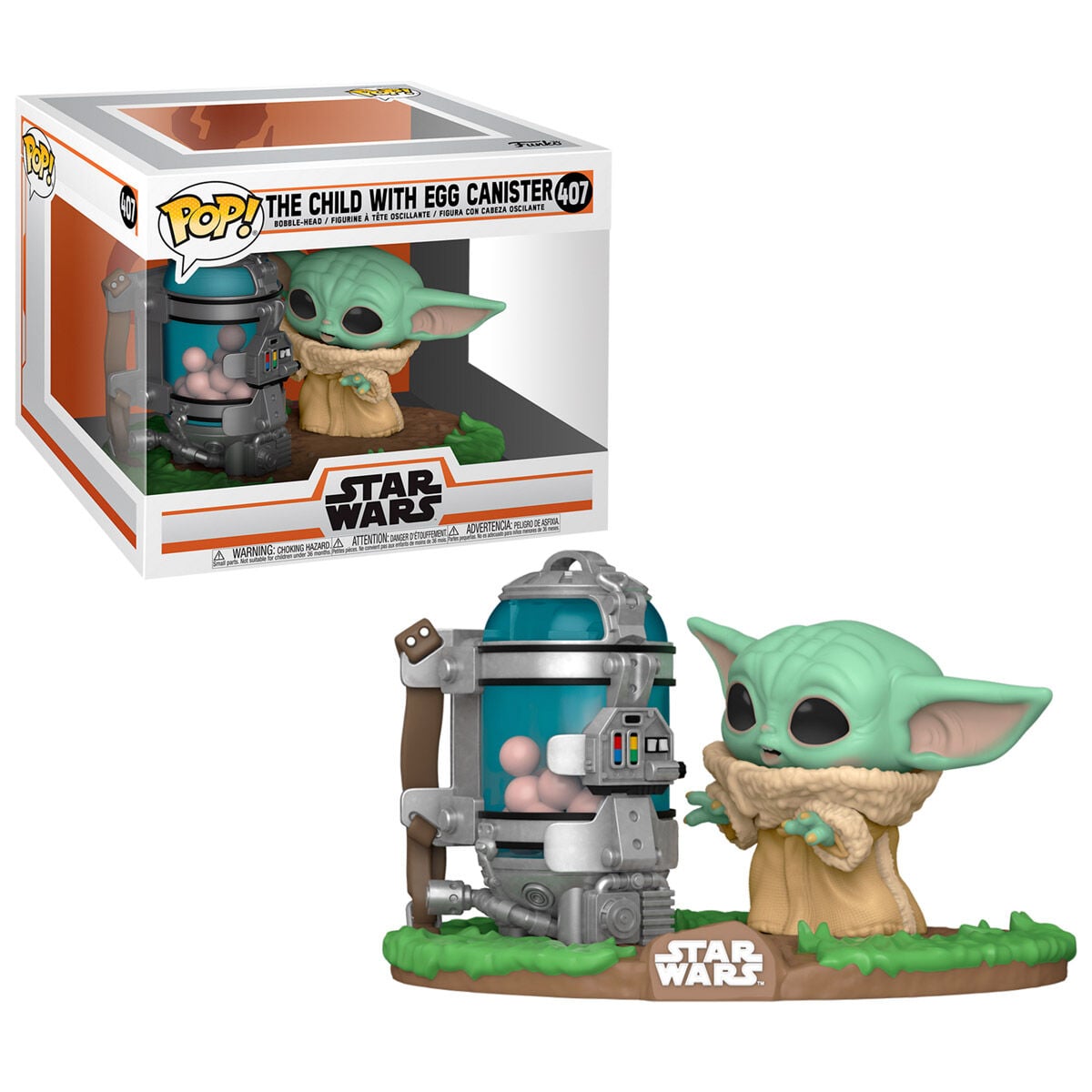 Figura POP Star Wars The Mandalorian Child with Canister FUNKO