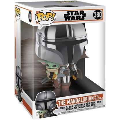 Figura POP Star Wars Mandalorian with Yoda Child 25cm FUNKO