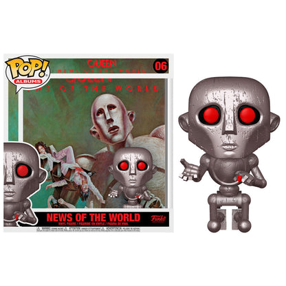 Figura POP Queen News of the World with Album Case FUNKO
