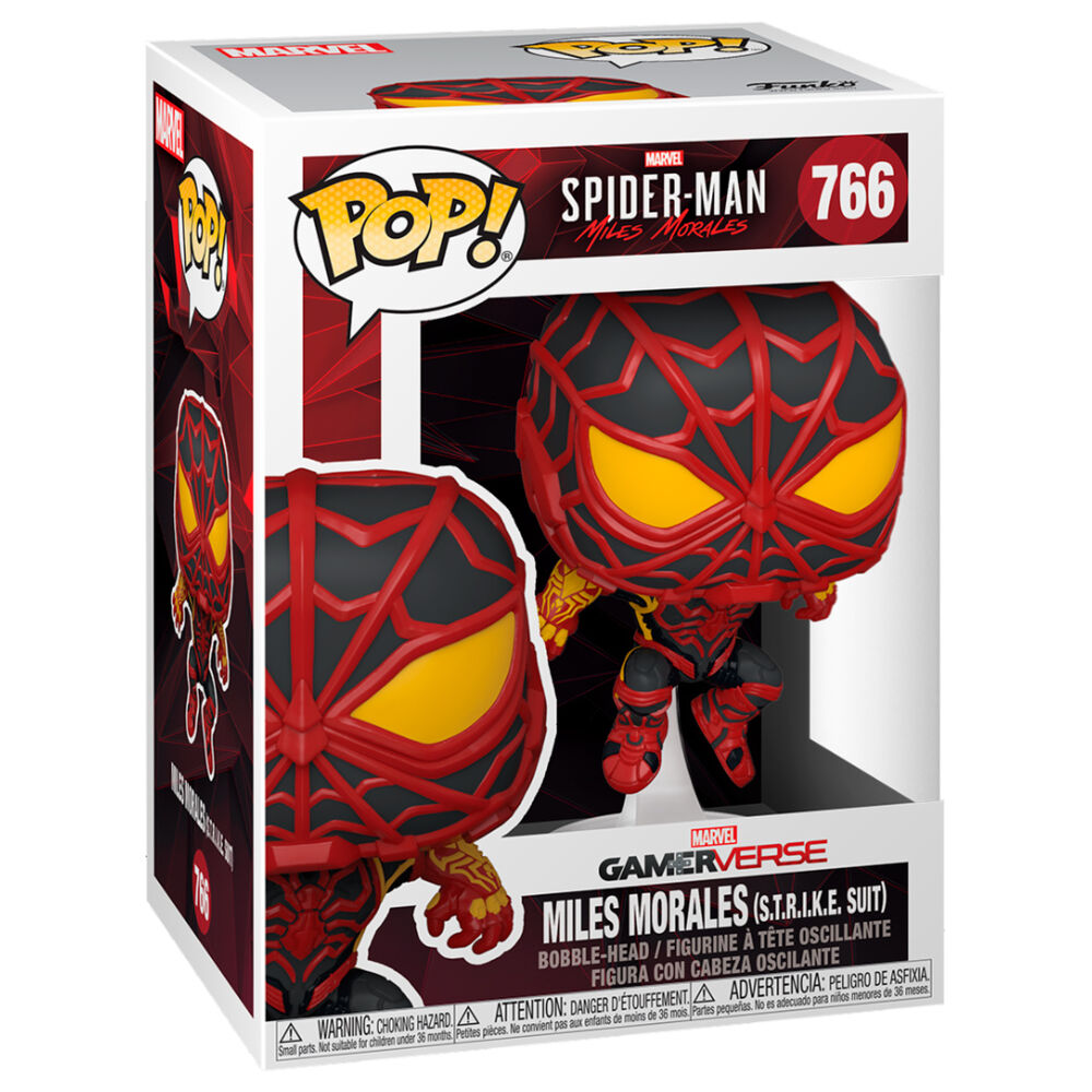 Figura POP Marvel Spiderman Miles Morales S.T.R.I.K.E. Suit FUNKO