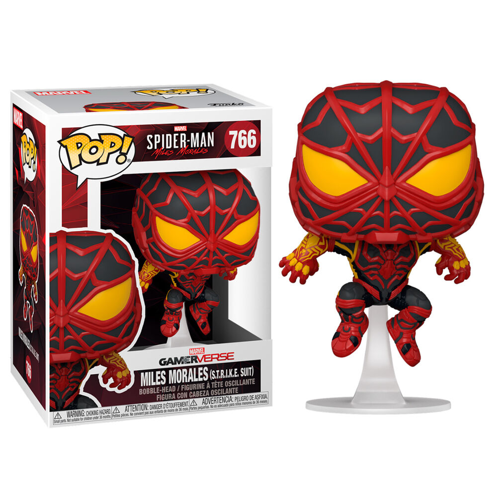 Figura POP Marvel Spiderman Miles Morales S.T.R.I.K.E. Suit FUNKO